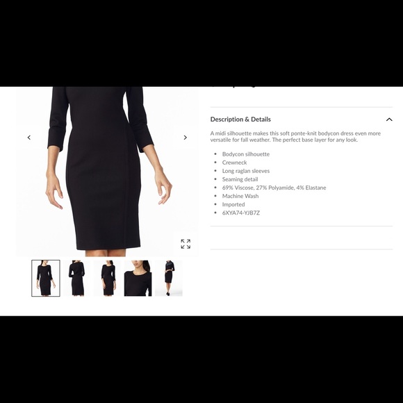 Armani Dress sz xs fit small excellent - Picture 3 of 8